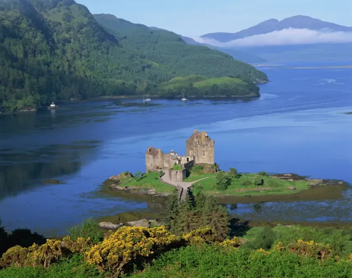 Gerahmter Druck : Eilean Donn Schloss