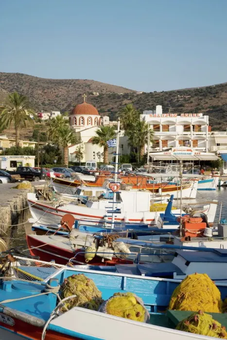 Gerahmter Druck : Elounda, Kreta