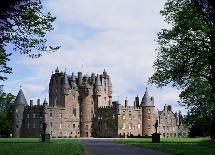 Gerahmter Druck : Glasgower Schloss Glamis Gerahmter Druck : Glasgower Schloss Glamis