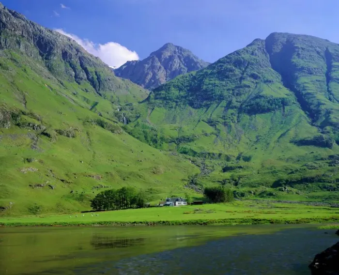 Gerahmter Druck : Glencoe (Gleann Chò)
