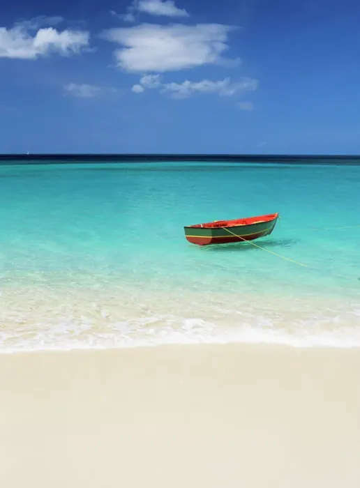 Gerahmter Druck : Grande-Anse-Strand