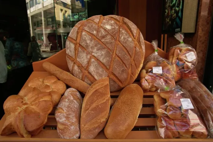 Gerahmter Druck : griechischer Brot Gerahmter Druck : griechischer Brot