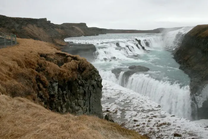 Gerahmter Druck : Fäll des Gullfoss Gerahmter Druck : Fäll des Gullfoss