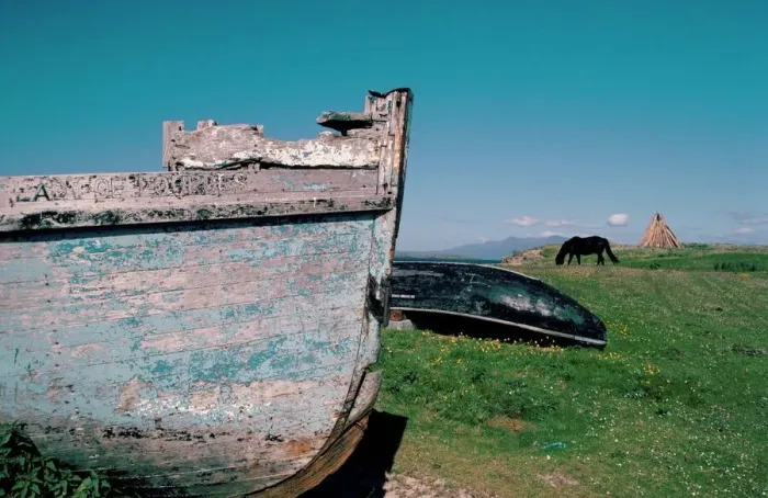 Gerahmter Druck : Insel von Inis bo fin Gerahmter Druck : Insel von Inis bo fin