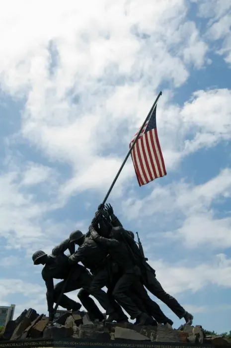 Gerahmter Druck : Denkmal Iwo-Jima Gerahmter Druck : Denkmal Iwo-Jima