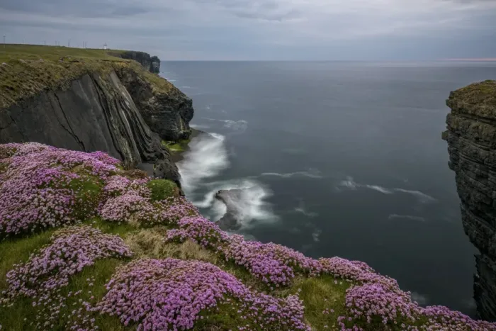 Gerahmter Druck : Schleifkopf , Grafschaft Clare , Munster , Republik Irland , Europa Gerahmter Druck : Schleifkopf , Grafschaft Clare , Munster , Republik Irland , Europa