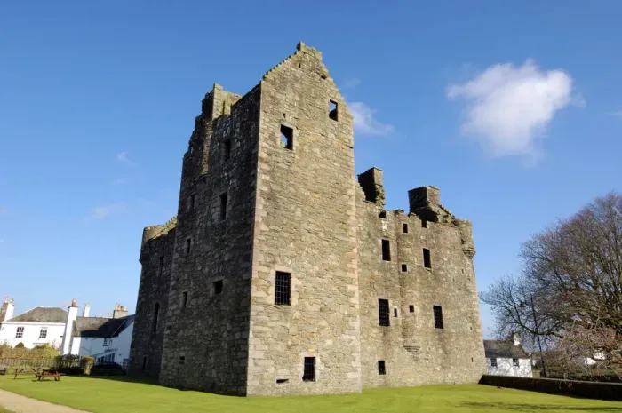 Gerahmter Druck : Maclellans Schloss, Kirkcudbrightschaft, Dumfriesshire und Galloway in Schottland Gerahmter Druck : Maclellans Schloss, Kirkcudbrightschaft, Dumfriesshire und Galloway in Schottland