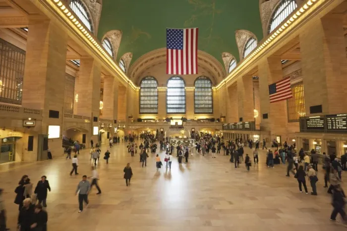 Gerahmter Druck : Hauptfahrt im Grand-Central-Terminal, Bahnhof der Eisenbahn und Stadtteil von New Yorker Bundesstaat Gerahmter Druck : Hauptfahrt im Grand-Central-Terminal, Bahnhof der Eisenbahn und Stadtteil von New Yorker Bundesstaat