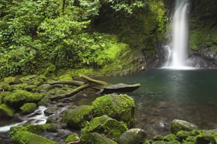 Gerahmter Druck : Bergmaalsay Wasserfall Gerahmter Druck : Bergmaalsay Wasserfall