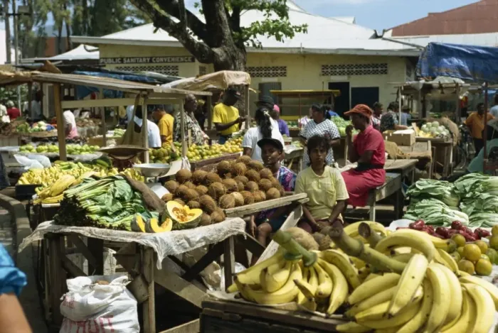 Gerahmter Druck : Markt, Arima Gerahmter Druck : Markt, Arima