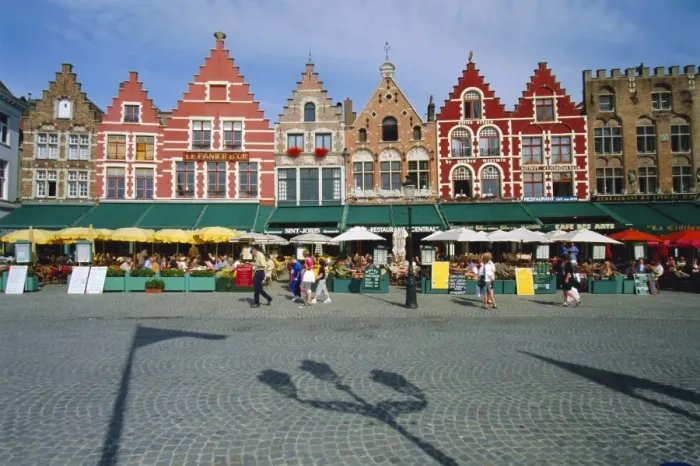 Gerahmter Druck : Der Markt, Brügge, Belgien. Gerahmter Druck : Der Markt, Brügge, Belgien.