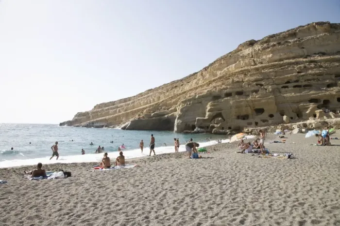 Gerahmter Druck : Matala, Kreta Gerahmter Druck : Matala, Kreta