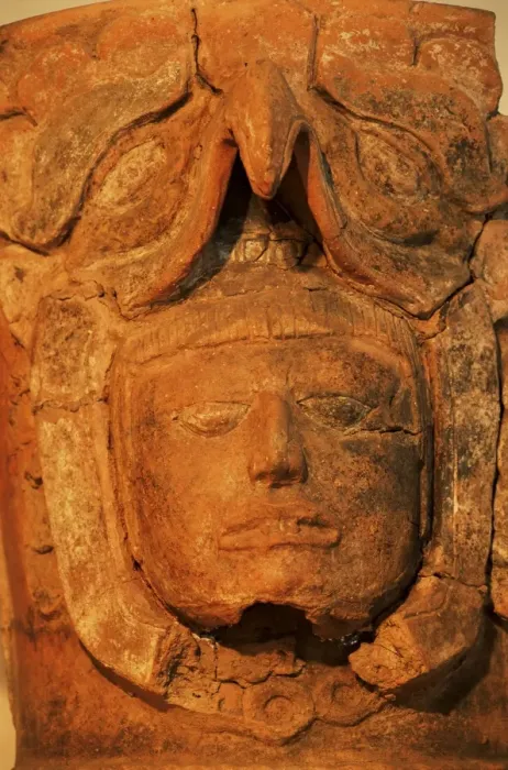Gerahmter Druck : Mayan-Totenurne Gerahmter Druck : Mayan-Totenurne