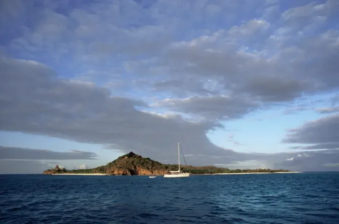 Gerahmter Druck : Insel Necker Gerahmter Druck : Insel Necker