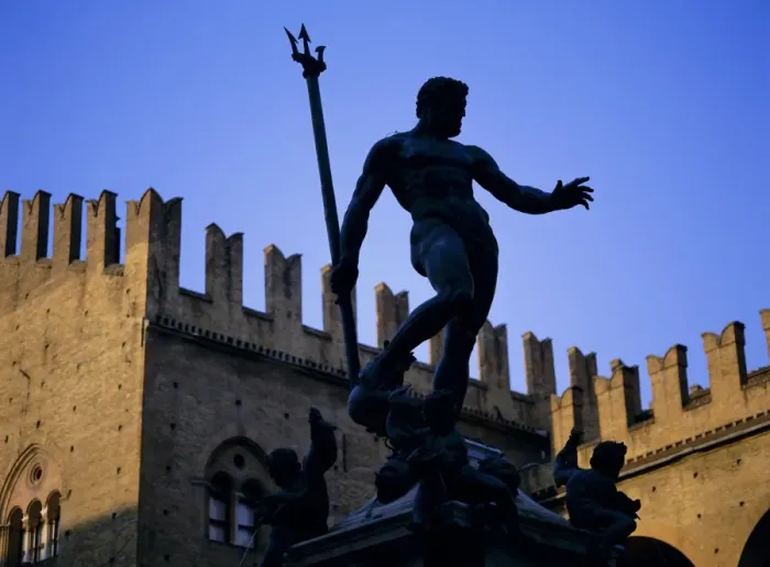 Gerahmter Druck : Statue von Nettuno (Neptun) Gerahmter Druck : Statue von Nettuno (Neptun)