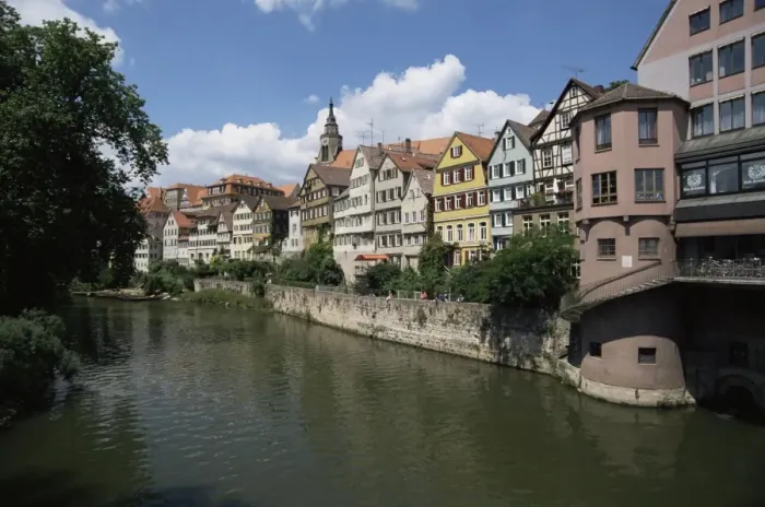 Gerahmter Druck : Altstadt und Neckar Gerahmter Druck : Altstadt und Neckar
