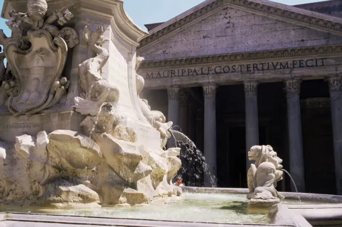 Gerahmter Druck : Römisches Panthenon