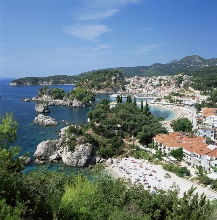 Gerahmter Druck : Parga Griechenland Gerahmter Druck : Parga Griechenland
