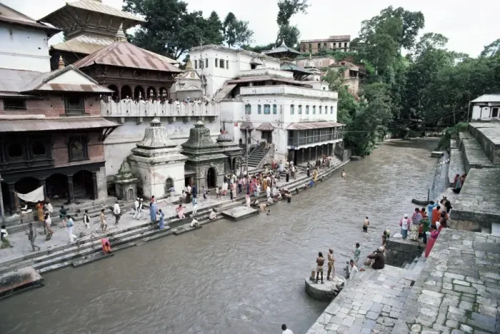 Gerahmter Druck : Pashupatinath-Tempel Gerahmter Druck : Pashupatinath-Tempel