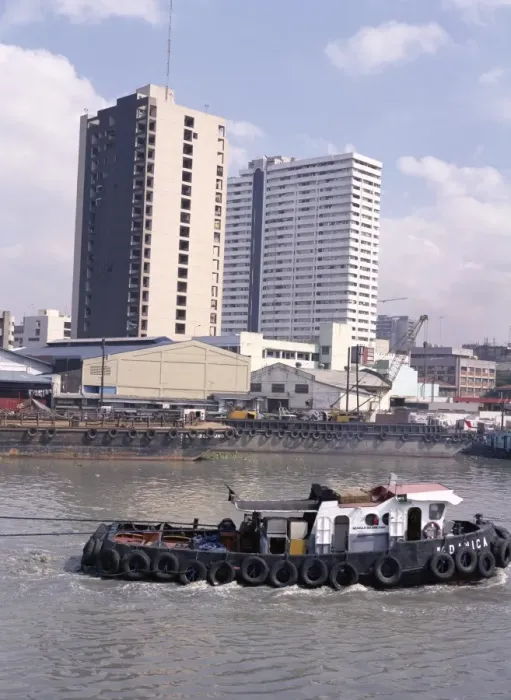 Gerahmter Druck : Fluss Pasig Gerahmter Druck : Fluss Pasig