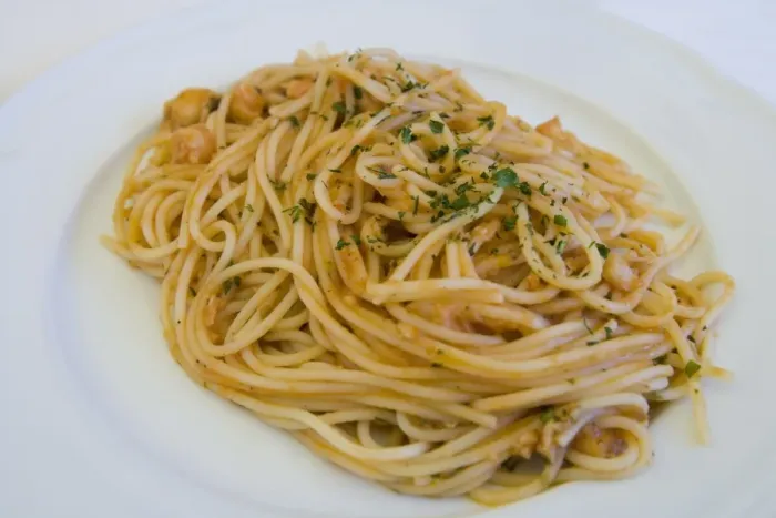 Gerahmter Druck : Spaghetti-Platte Gerahmter Druck : Spaghetti-Platte