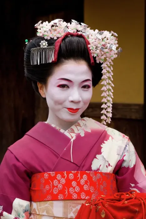 Gerahmter Druck : Porträt einer Maiko Gerahmter Druck : Porträt einer Maiko