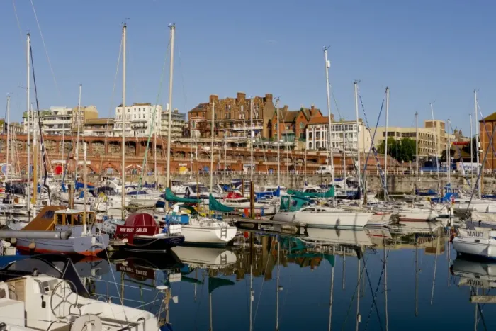 Gerahmter Druck : Hafen von Ramsgate ,Thanet,Kent,England,Vereinigtes Königreich Europäisch Gerahmter Druck : Hafen von Ramsgate ,Thanet,Kent,England,Vereinigtes Königreich Europäisch