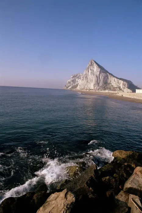 Gerahmter Druck : Der Rock von Gibraltar Gerahmter Druck : Der Rock von Gibraltar