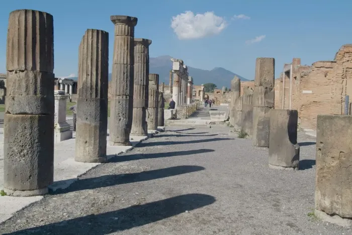 Gerahmter Druck : Die Ruinen von Pompeji Gerahmter Druck : Die Ruinen von Pompeji