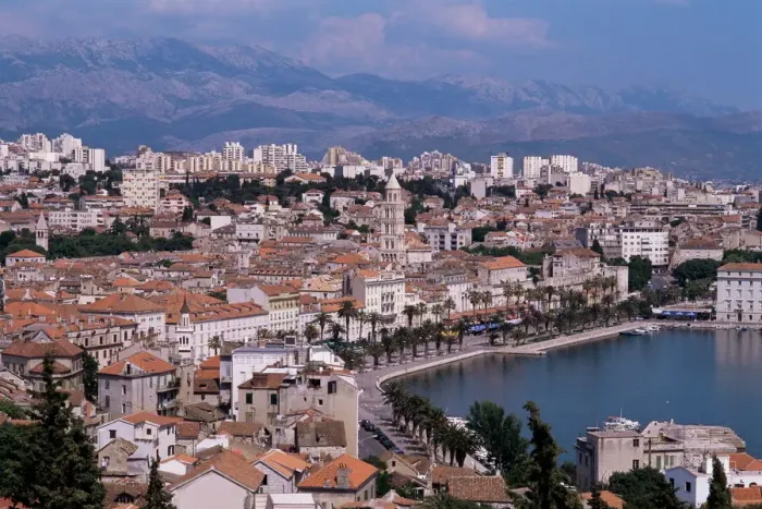 Gerahmter Druck : Split ist Kroatien Europa Gerahmter Druck : Split ist Kroatien Europa