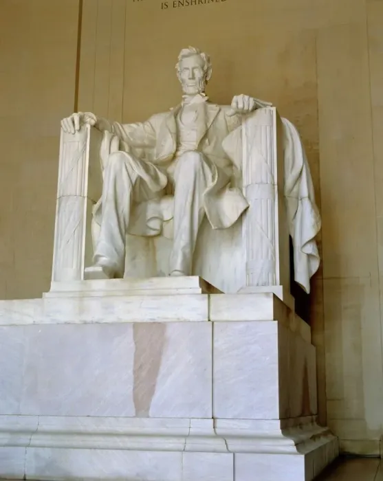 Gerahmter Druck : Büste von Abraham Lincoln Gerahmter Druck : Büste von Abraham Lincoln