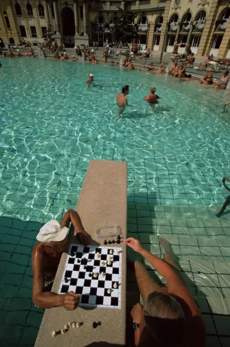 Gerahmter Druck : Szechenyi-Bäder Gerahmter Druck : Szechenyi-Bäder
