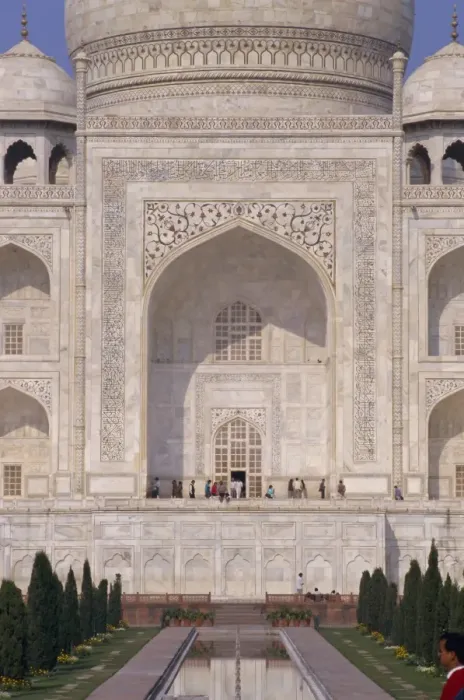 Gerahmter Druck : Detail des Taj Mahals Gerahmter Druck : Detail des Taj Mahals
