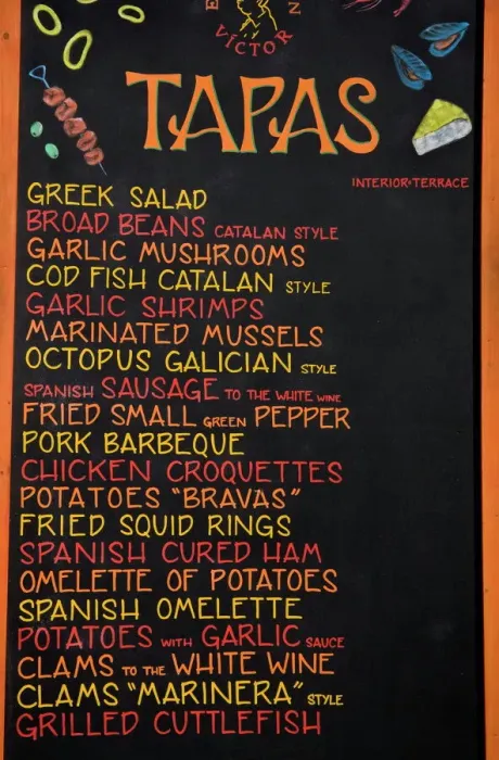 Gerahmter Druck : Tapas-Restaurant Gerahmter Druck : Tapas-Restaurant