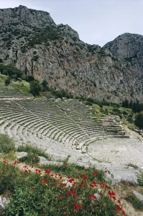 Gerahmter Druck : Das Theater von Delphi Gerahmter Druck : Das Theater von Delphi