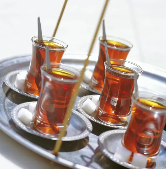 Gerahmter Druck : Türkische Tee Gerahmter Druck : Türkische Tee