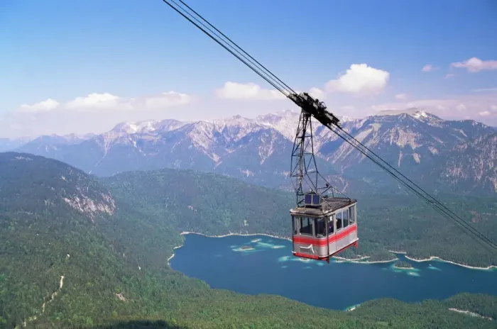 Gerahmter Druck : Blick von der Zugspitze Gerahmter Druck : Blick von der Zugspitze