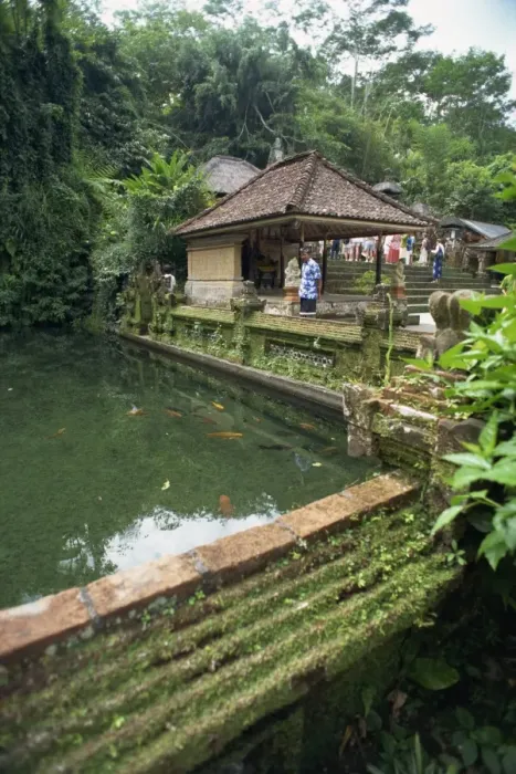 Gerahmter Druck : Wassertempel