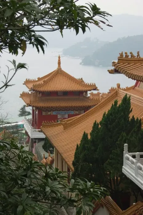 Gerahmter Druck : Temple des Wenwu