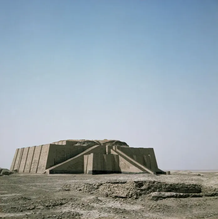 Gerahmter Druck : Die Ziggurat von Ur Gerahmter Druck : Die Ziggurat von Ur