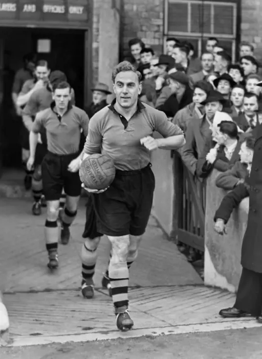 Gerahmter Druck : Billy Wright - Wolverhampton-Wanderer Gerahmter Druck : Billy Wright - Wolverhampton-Wanderer