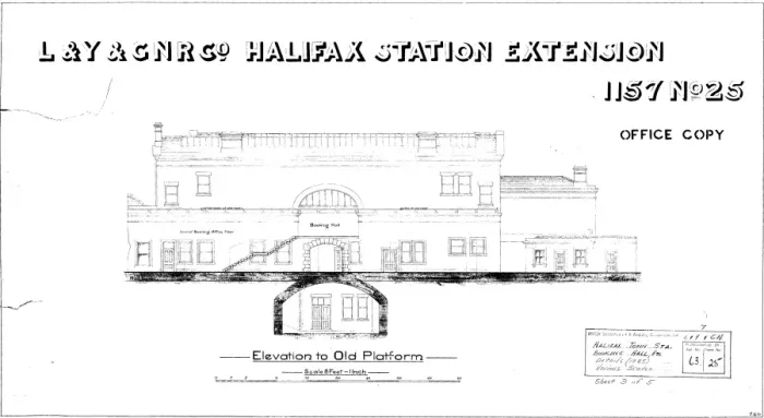 Gerahmter Druck : 00630044. Halifax-Station, 0063 0044 Gerahmter Druck : 00630044. Halifax-Station, 0063 0044