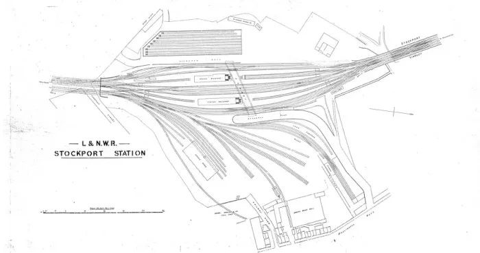 Gerahmter Druck : 3052524a. Stockport Bahnhof, 3052524a Gerahmter Druck : 3052524a. Stockport Bahnhof, 3052524a