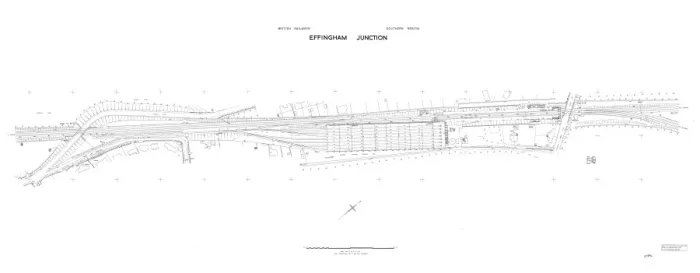 Gerahmter Druck : Effingham Bahnhof Gerahmter Druck : Effingham Bahnhof