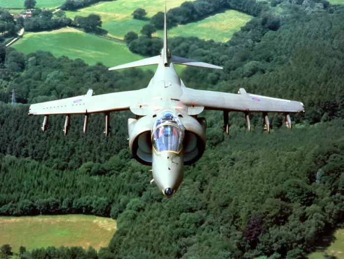 Gerahmter Druck : Bae Harrier GR 5 Gerahmter Druck : Bae Harrier GR 5
