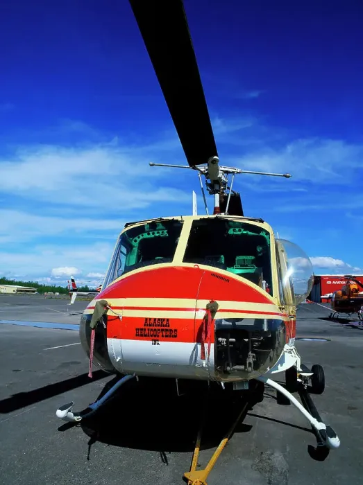 Gerahmter Druck : Hubschrauber Bell 212 Gerahmter Druck : Hubschrauber Bell 212