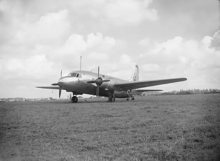 Gerahmter Druck : Vickers Viking