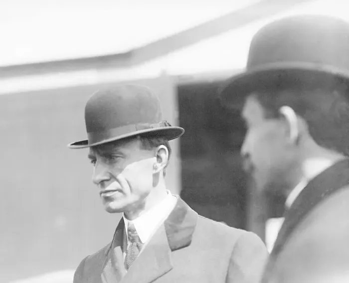 Gerahmter Druck : Wilbur Wright