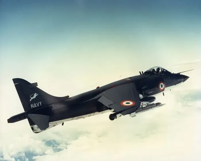Gerahmter Druck : Indische Marine Harrier Gerahmter Druck : Indische Marine Harrier