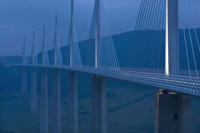 Gerahmter Druck : Brücke Millau Gerahmter Druck : Brücke Millau